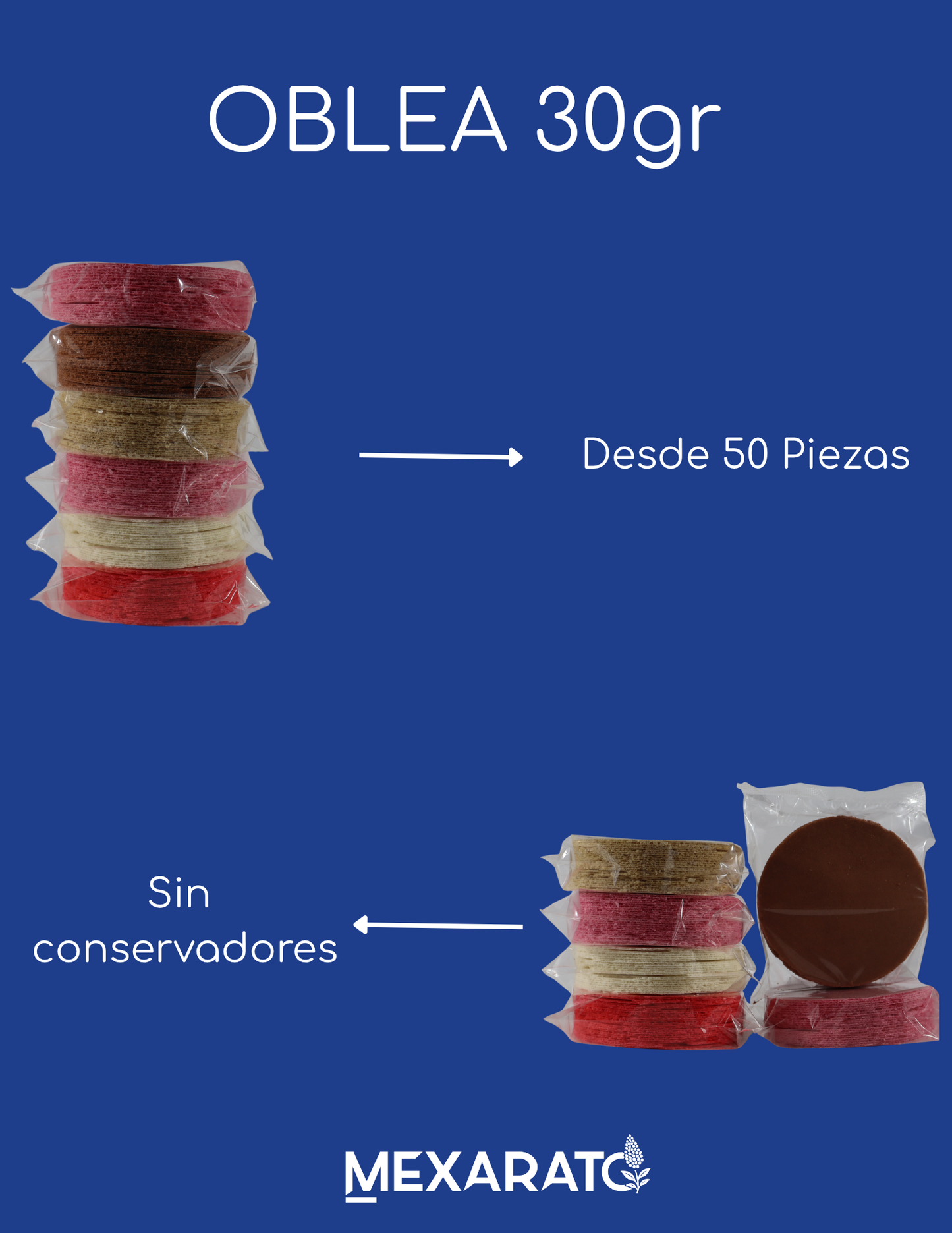 Paquete de obleas de Amaranto de 30g