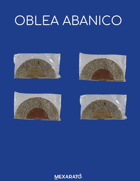 Oblea de amaranto de abanico